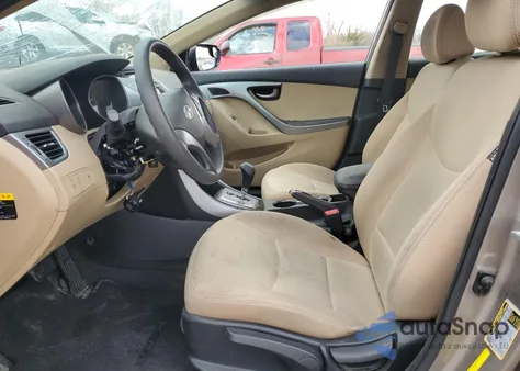 2013 Hyundai Elantra Gls из США, поврежденный, VIN 5NPDH4AE2DH382620